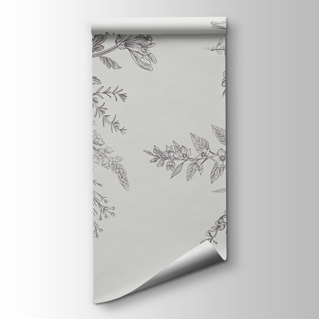 A group of flowers with leaves