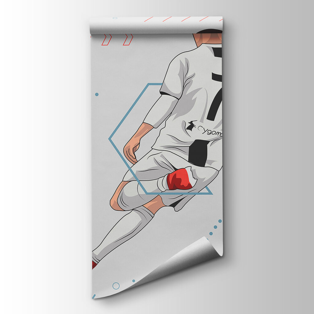 A football player kicking a ball A football player kicking a ball