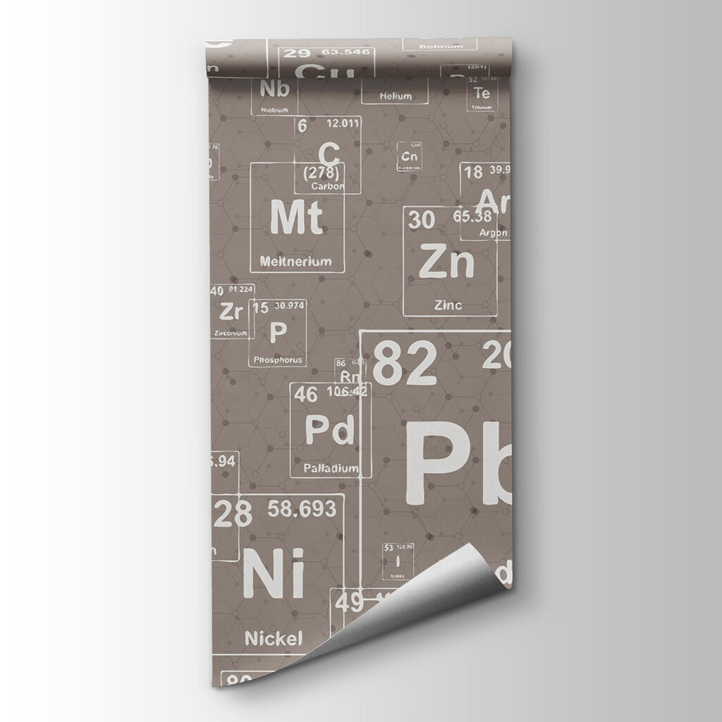 Pattern of periodic table elements