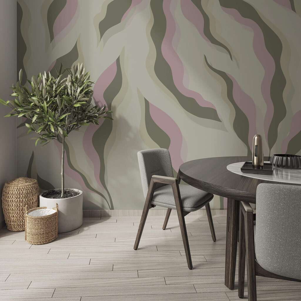 Pattern of leaves on a light background Pattern of leaves on a light background