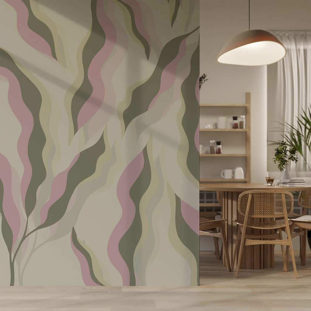 Pattern of leaves on a light background Pattern of leaves on a light background