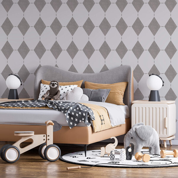 Elegant geometric pattern in grayscale Elegant geometric pattern in grayscale