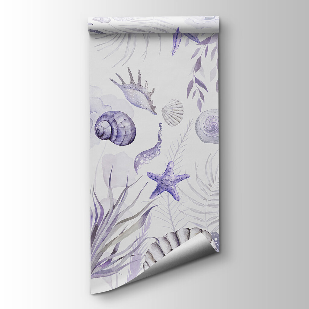 A watercolor sea creatures