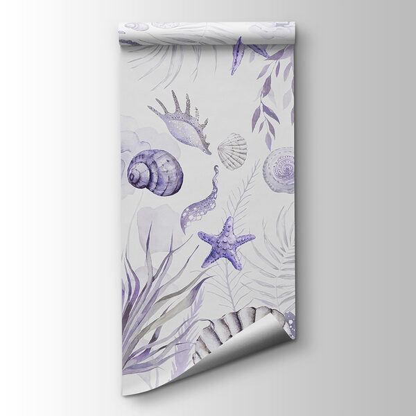 A watercolor sea creatures