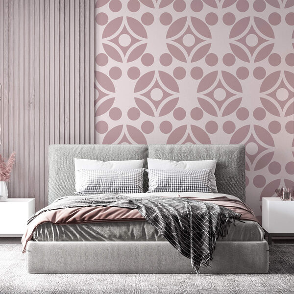 Wall murals Wall murals Pattern of circles and dots (SKU: t00438)