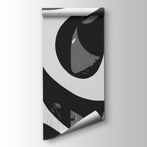 Black and white image of a swirly pattern Black and white image of a swirly pattern