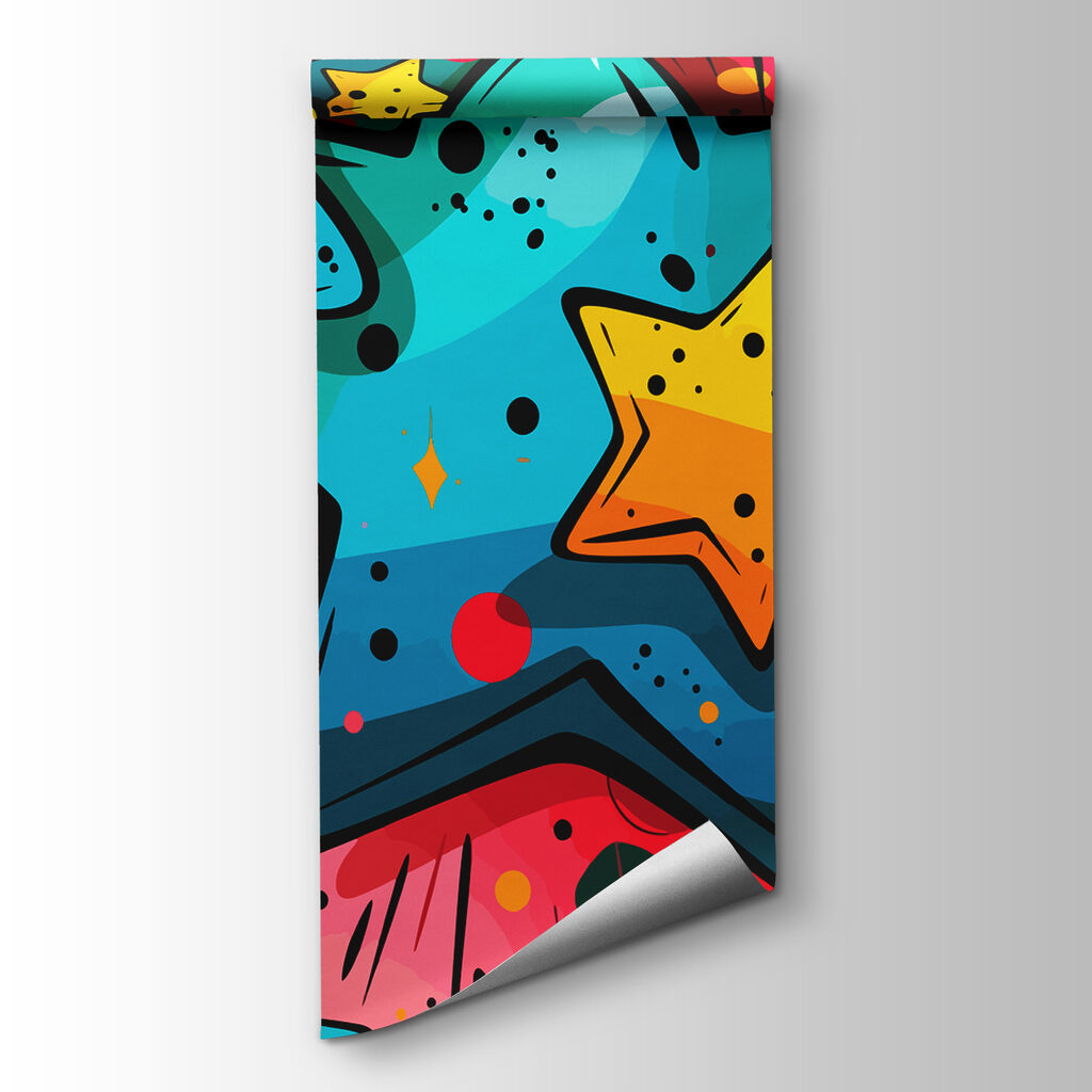 Colorful star pattern Colorful star pattern