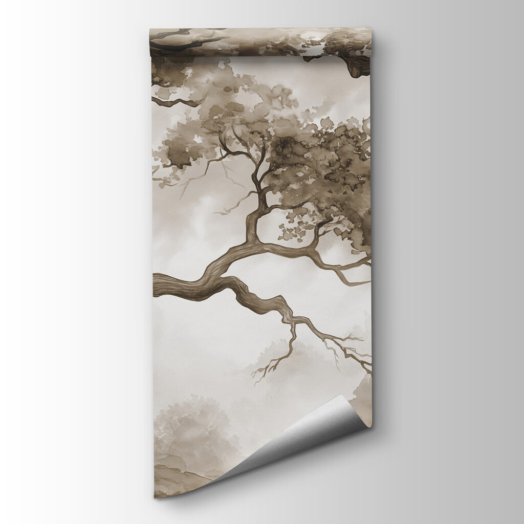 A group of trees with branches A group of trees with branches