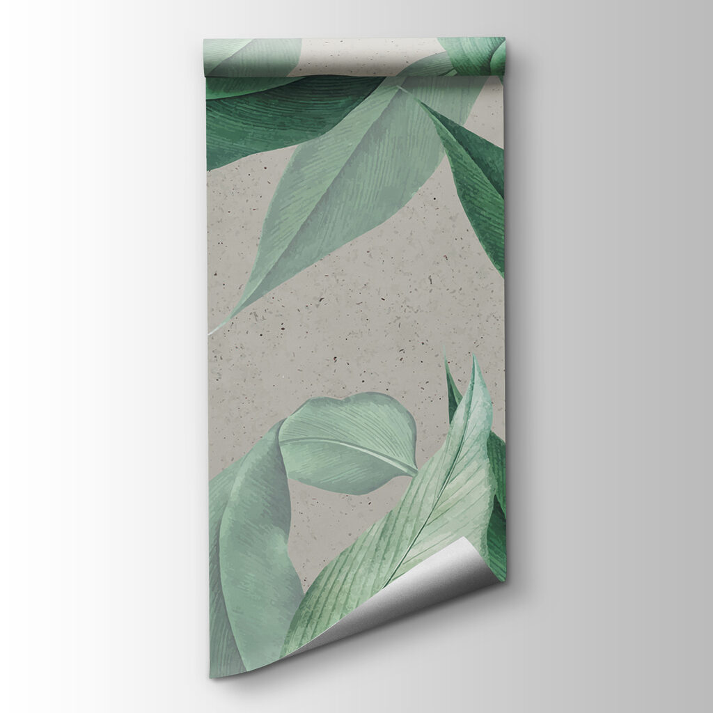 Pattern of green leaves Pattern of green leaves