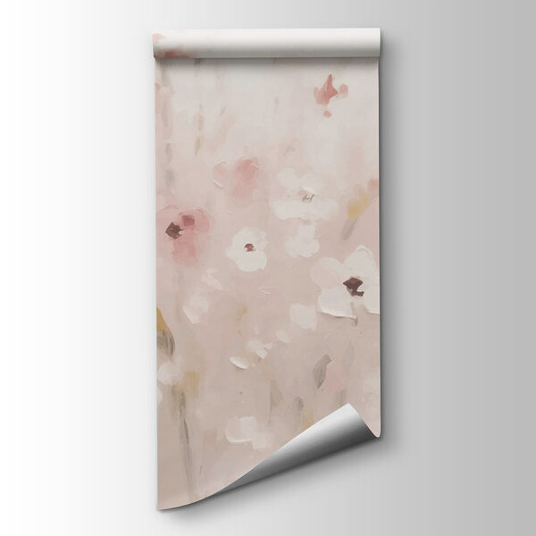 Painting of flowers on a white background