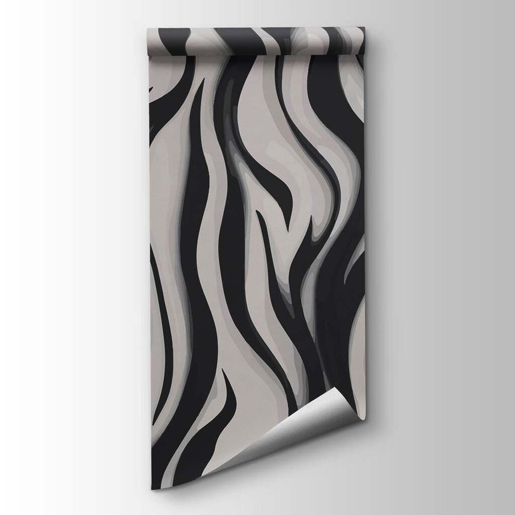 Black and white striped pattern