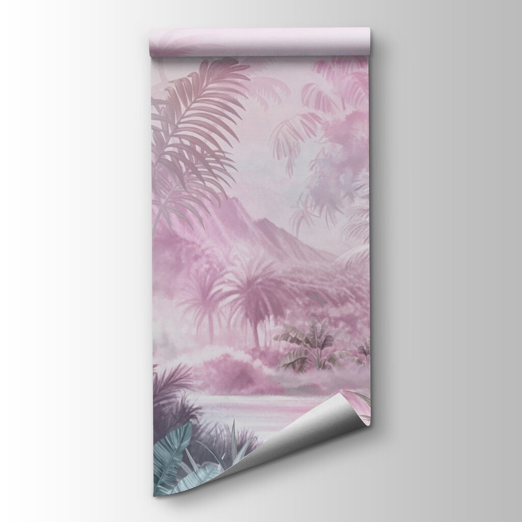 Painting of a tropical forest Painting of a tropical forest