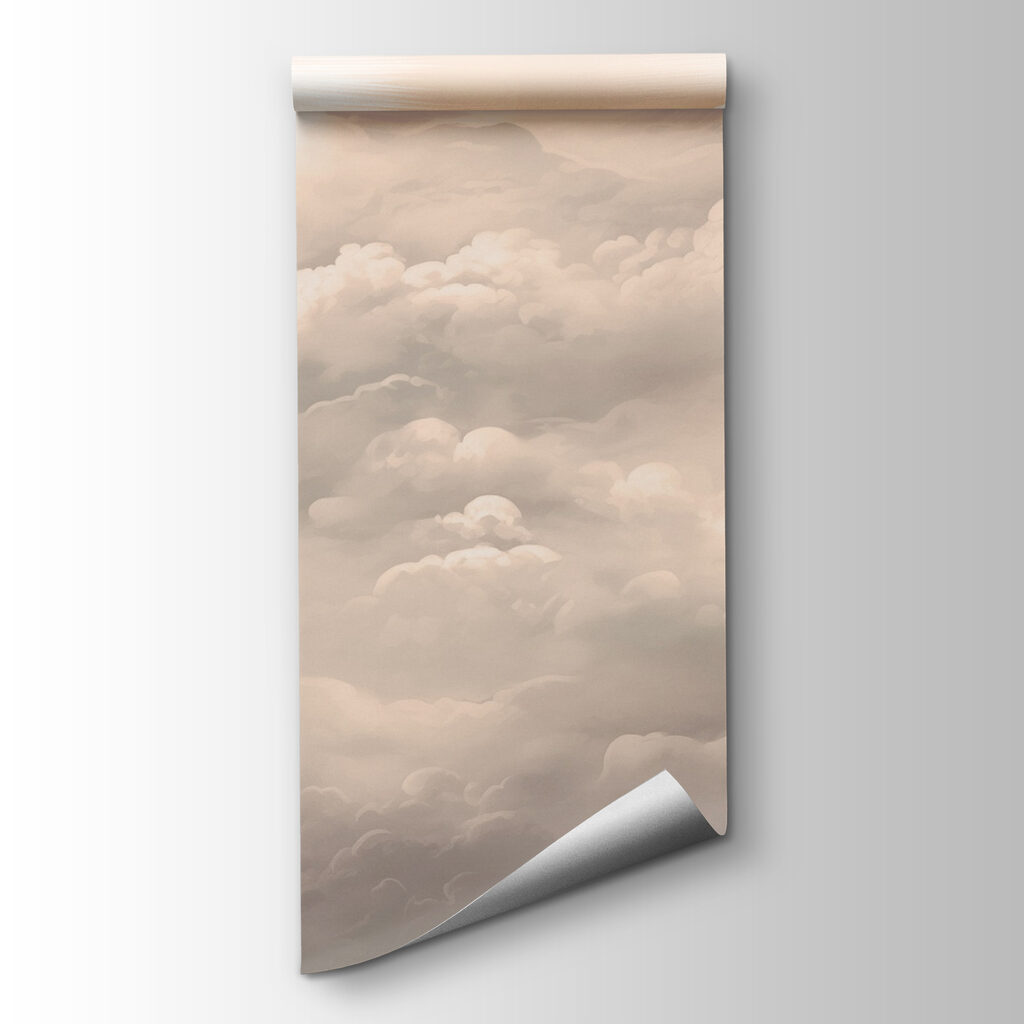 Soft clouds drifting across the sky