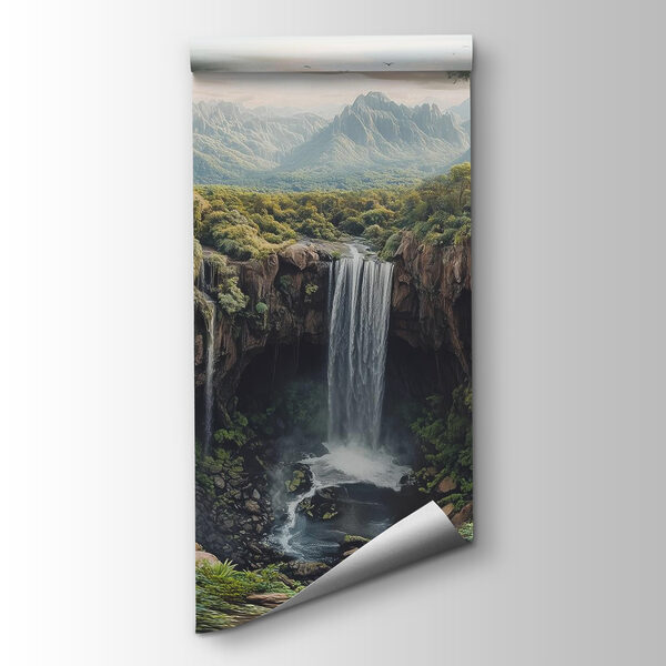 Waterfall in a forest