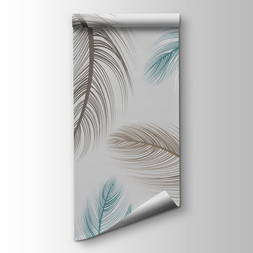Group of feathers on a white background Group of feathers on a white background