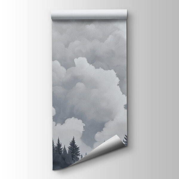 Group of trees and clouds Group of trees and clouds