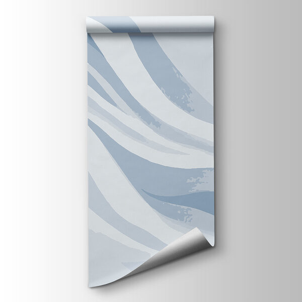 White and blue wavy pattern White and blue wavy pattern