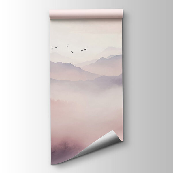 Landscape with trees and mountains Landscape with trees and mountains