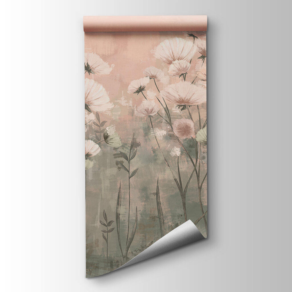 Delicate blooms in soft hues