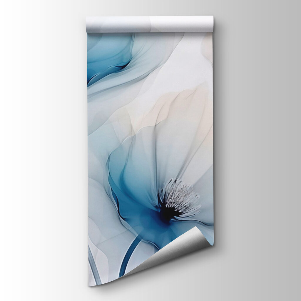 Group of flowers with blue petals