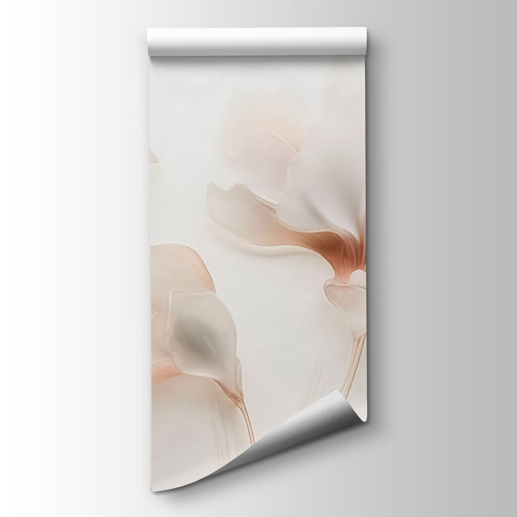 Delicate floral elegance in soft tones Delicate floral elegance in soft tones