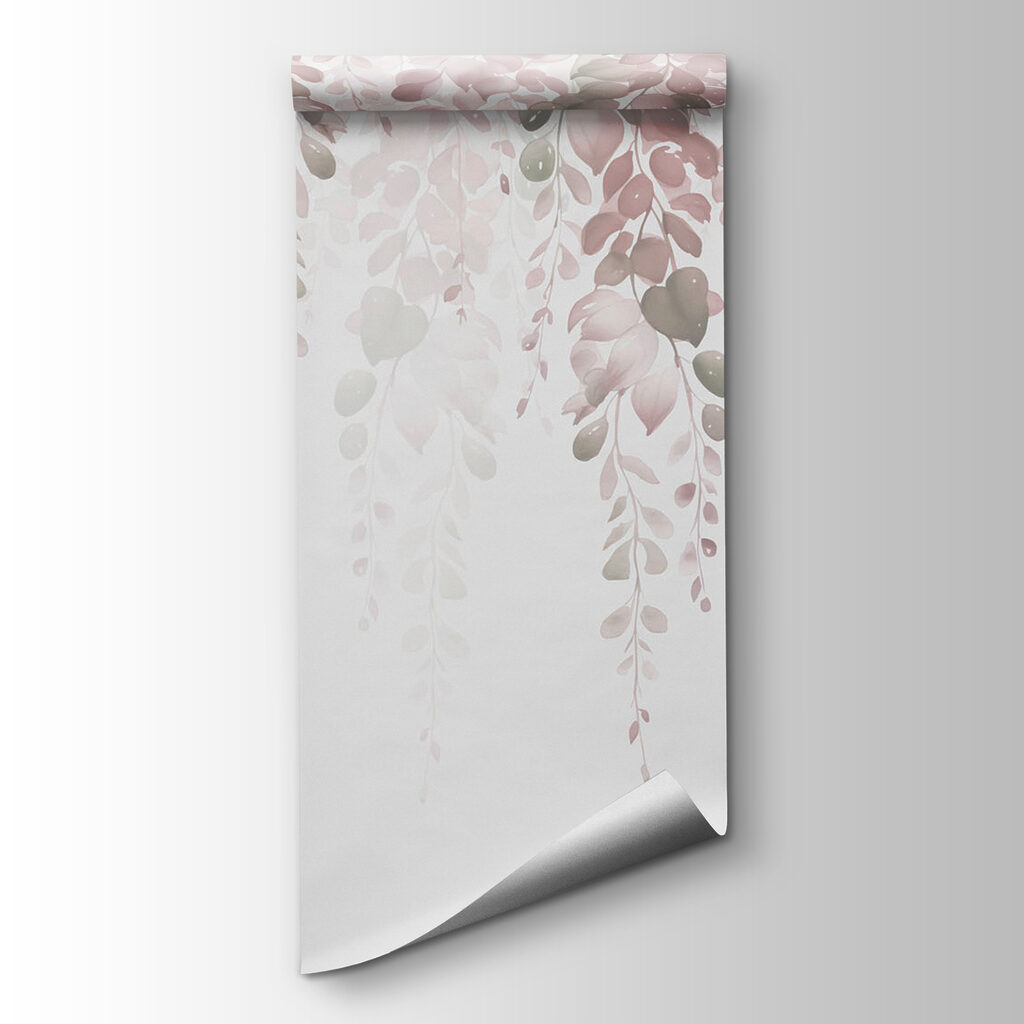 Delicate leaves cascading softly down