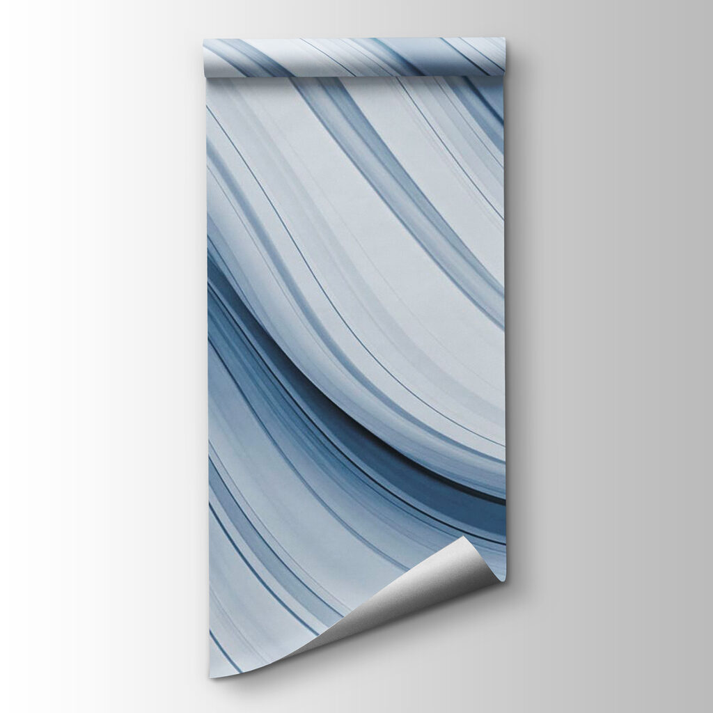 White and grey wavy lines