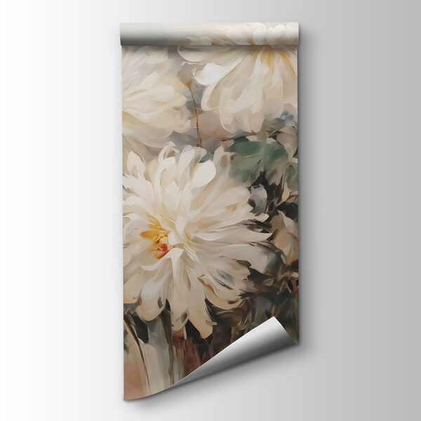 Painting of white flowers