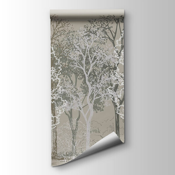 Group of trees in a forest