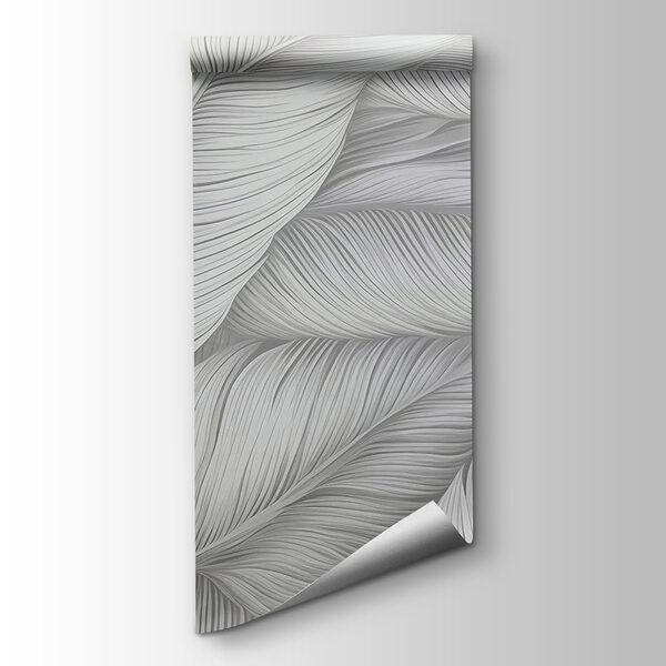 Textured leaves in soft tones