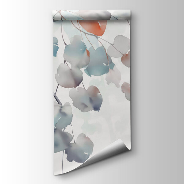 Soft leaves in gentle hues