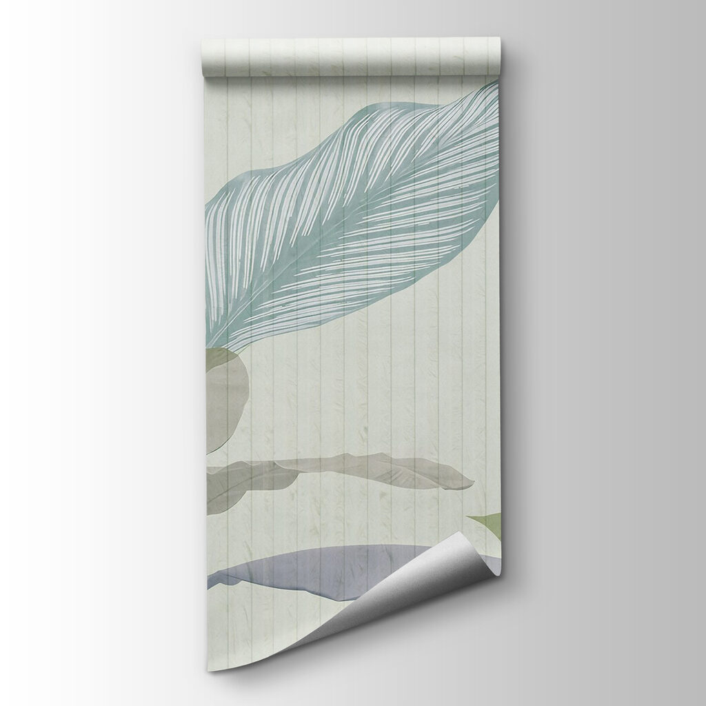 Lush foliage in soft pastel tones Lush foliage in soft pastel tones