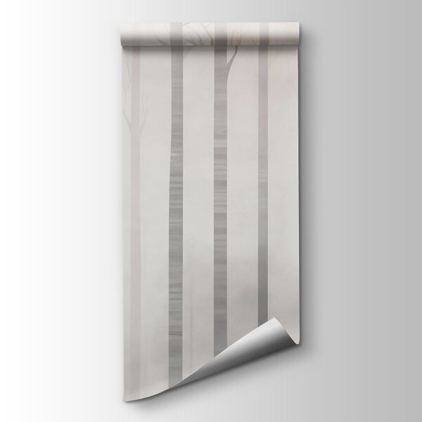 Group of trees in fog