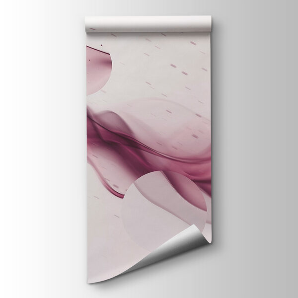 Purple smoke on a white background