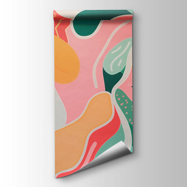 Colorful art on a wall