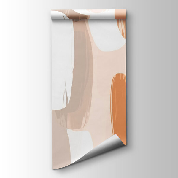 Pattern of brown and white paint