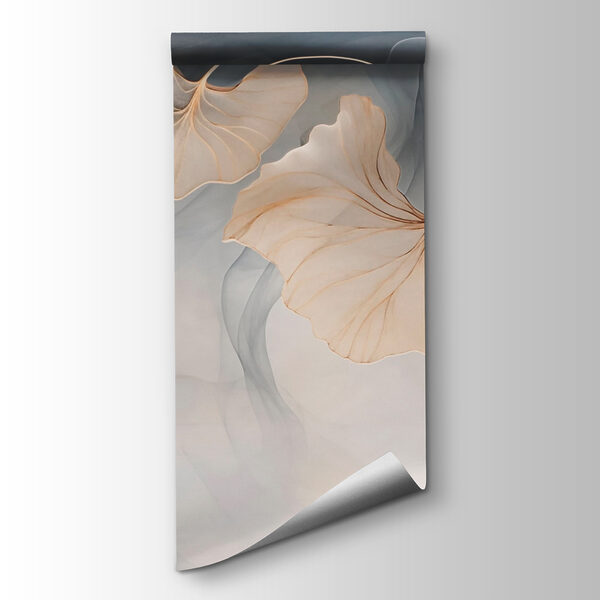 Delicate leaves on soft background