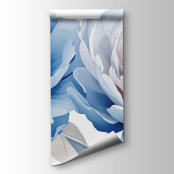 Delicate blooms in soft blue hues Delicate blooms in soft blue hues