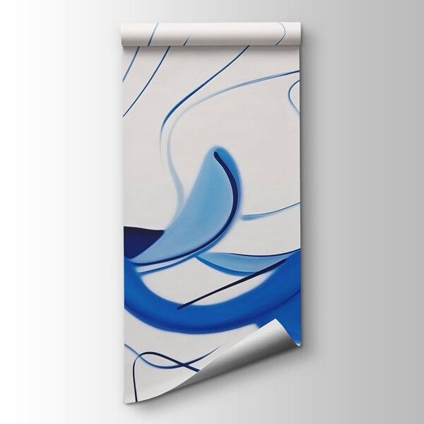 Blue swirls on a white background Blue swirls on a white background