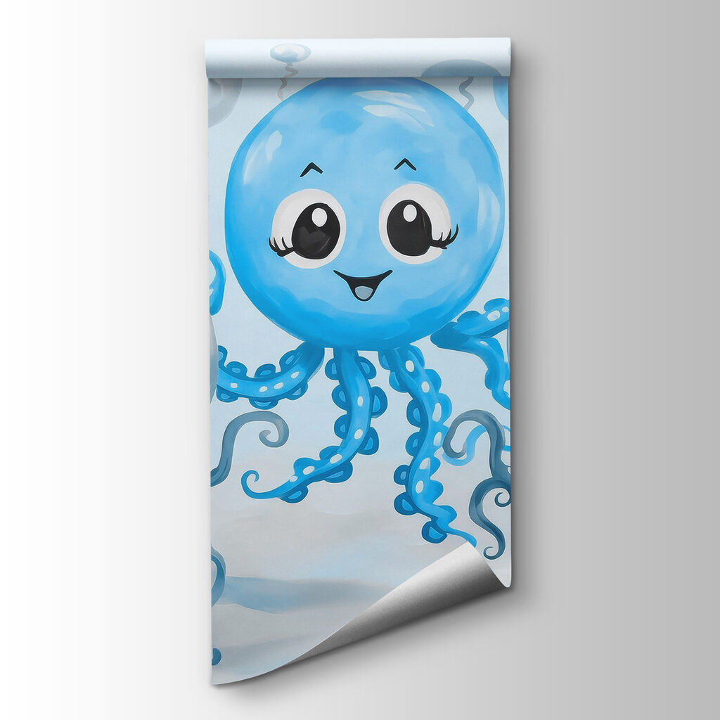 Group of octopuses with balloons Group of octopuses with balloons