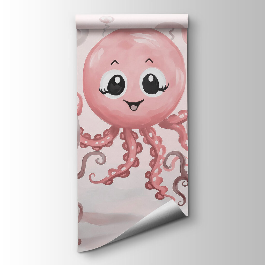 Group of octopuses with balloons Group of octopuses with balloons