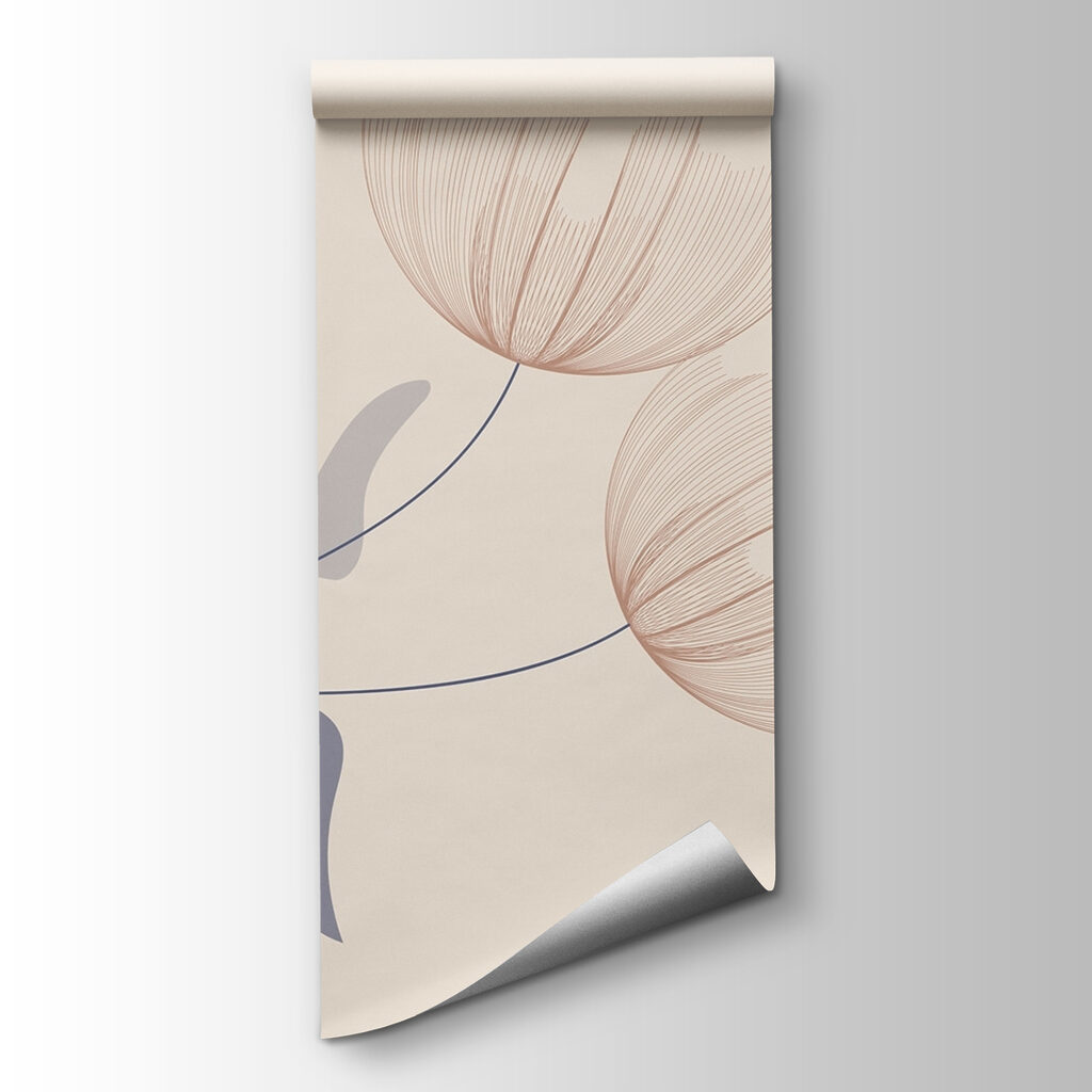 Delicate floral design in soft tones Delicate floral design in soft tones