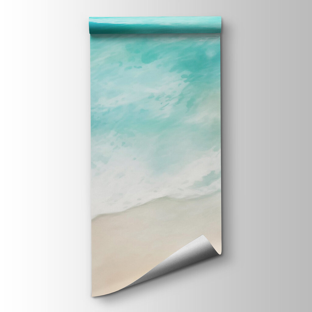 Beach with waves and sand