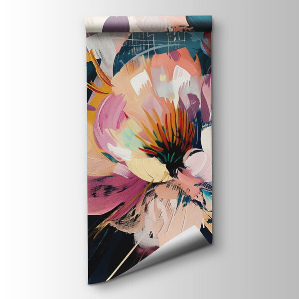 A painting of flowers