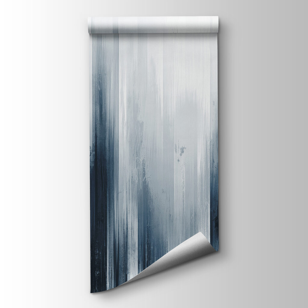 A close up of a painting