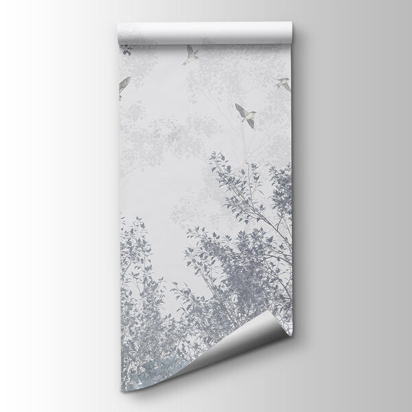 Birds flying in the sky