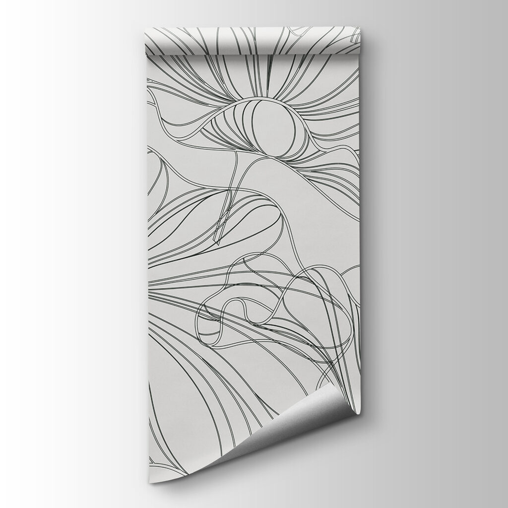 Pattern of flowers on a white background Pattern of flowers on a white background