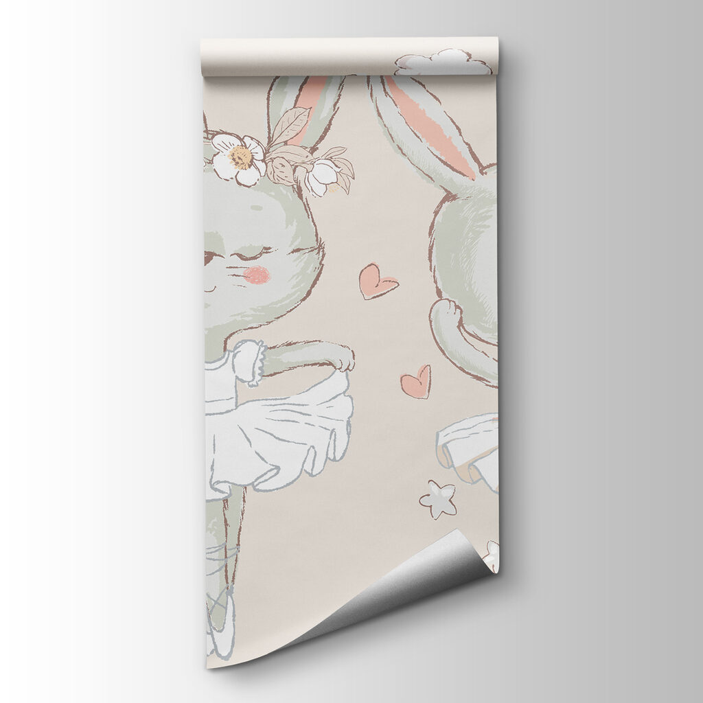 Couple of bunnies in ballet tutu Couple of bunnies in ballet tutu