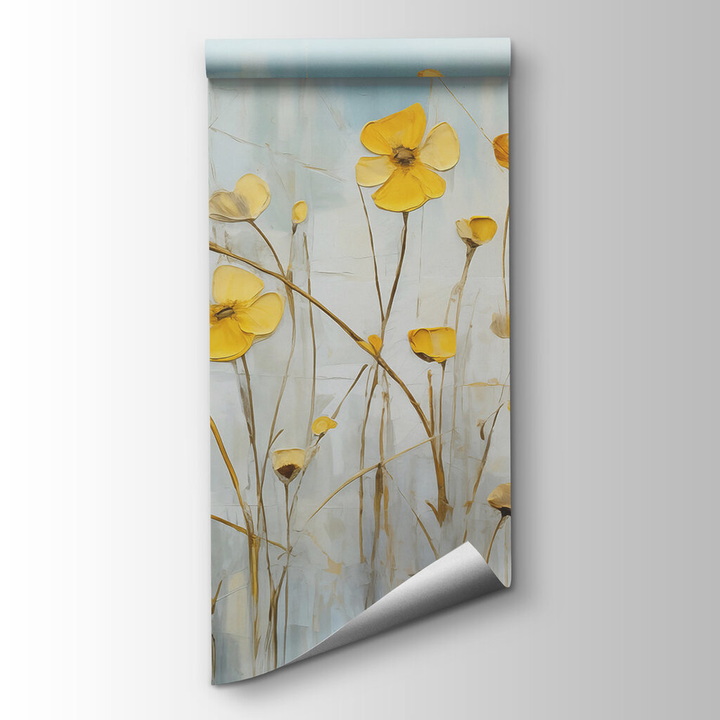 Painting of yellow flowers