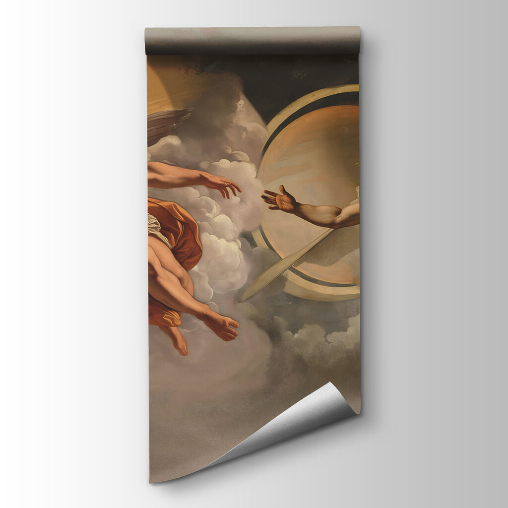 Painting of angels in the sky Painting of angels in the sky